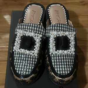 Betsey Johnson Black Shoe Box with Pink Logo